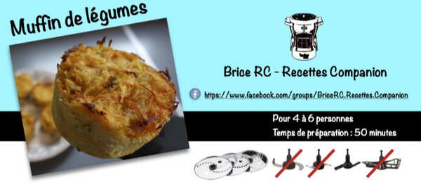 Muffins de légumes au Companion