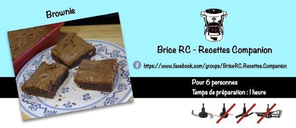 Brownie aux noix avec le Companion