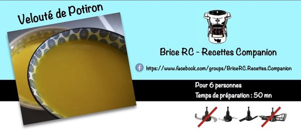 Velouté de potiron avec le companion