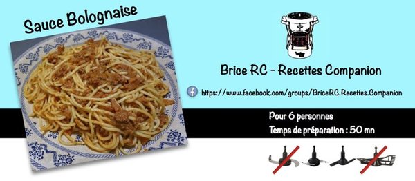Sauce bolognaise avec le companion