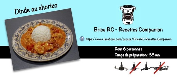 Escalopes de dinde au chorizo avec le companion