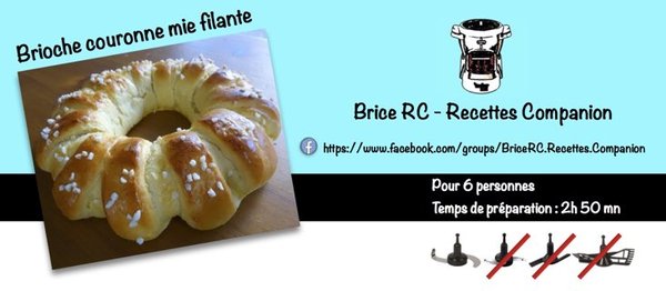 Brioche couronne au Companion