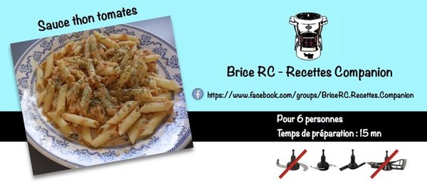 Sauce Thon et Tomates au Companion