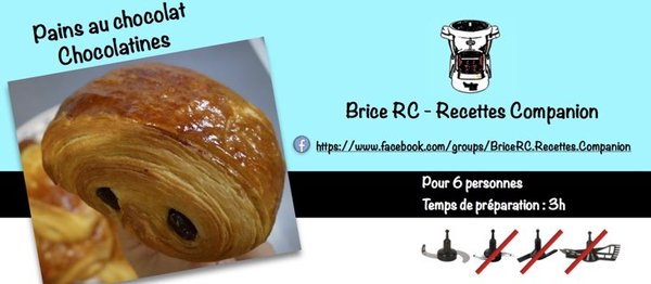 Pains au chocolat - Chocolatines avec le Companion