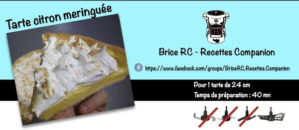 Tarte citron meringuée avec le Companion