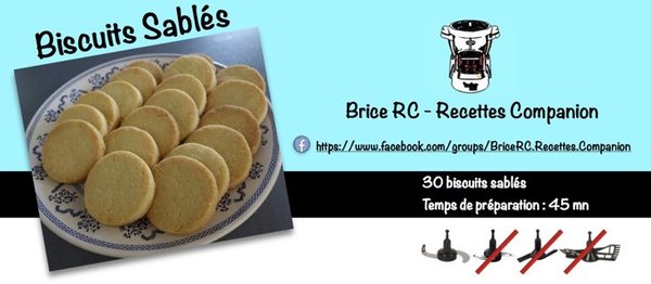Biscuits sablés avec le Companion