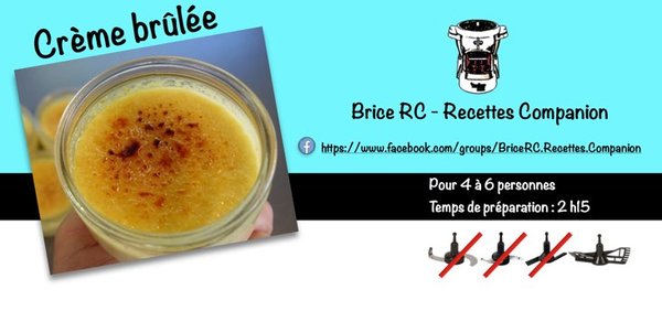 Crèmes brûlées avec le Companion