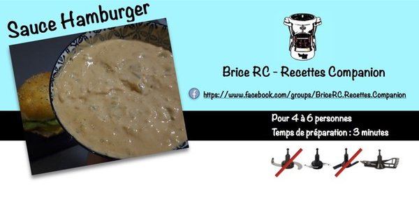 Sauce Hamburger avec le Companion