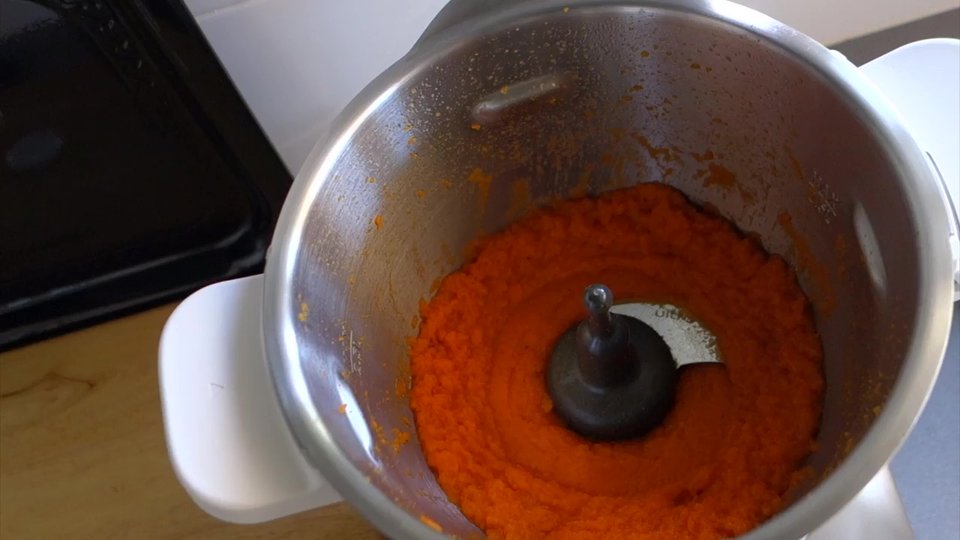 La Purée de carottes avec le robot Companion est prête