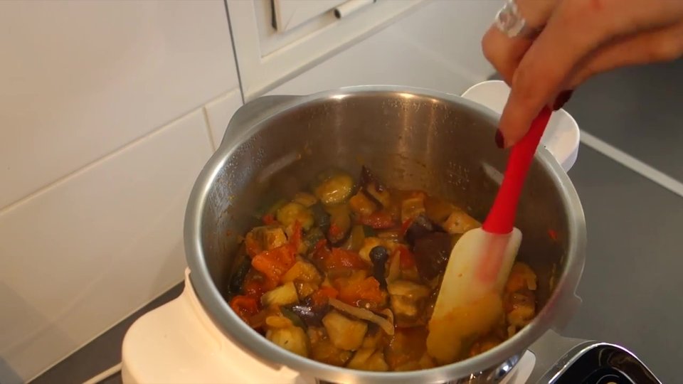 La ratatouille préparée au Companion est prête