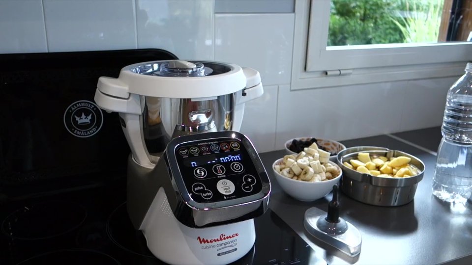 Ingrédients pour la Compote bébé pruneaux pomme banane au Companion