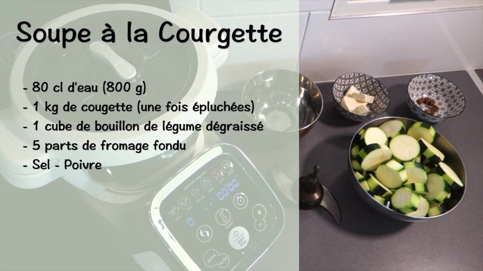 Soupe courgette au Companion