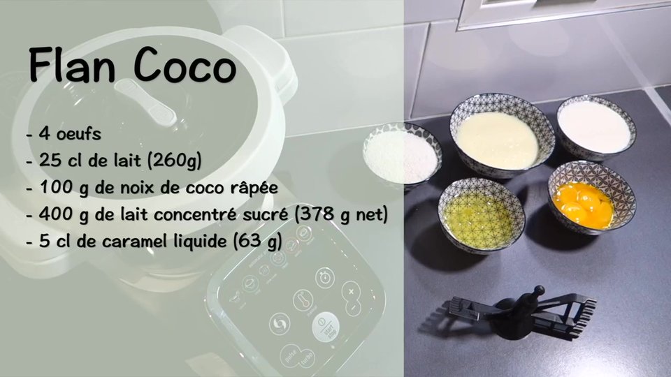 Flan Coco au Companion