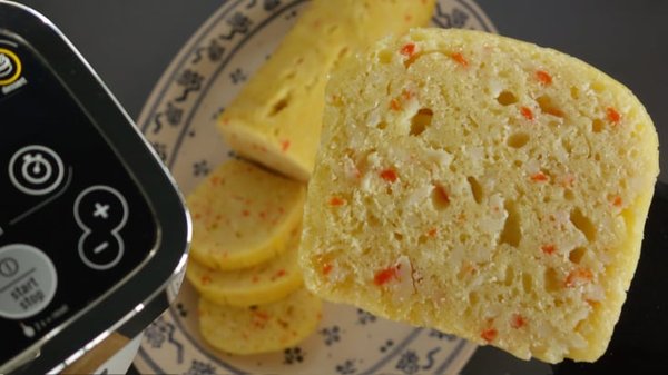 Cake aux miettes de Crabe au Companion - cuisson vapeur