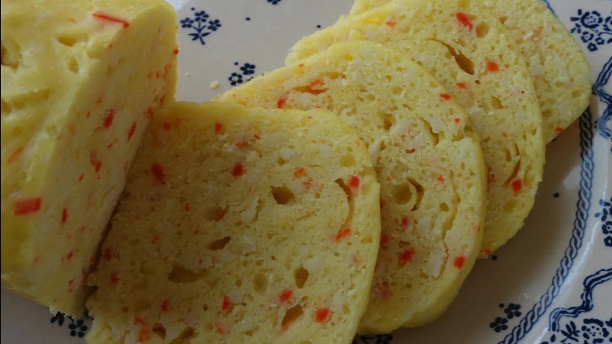 Cake au crabe cuisson vapeur avec le Companion