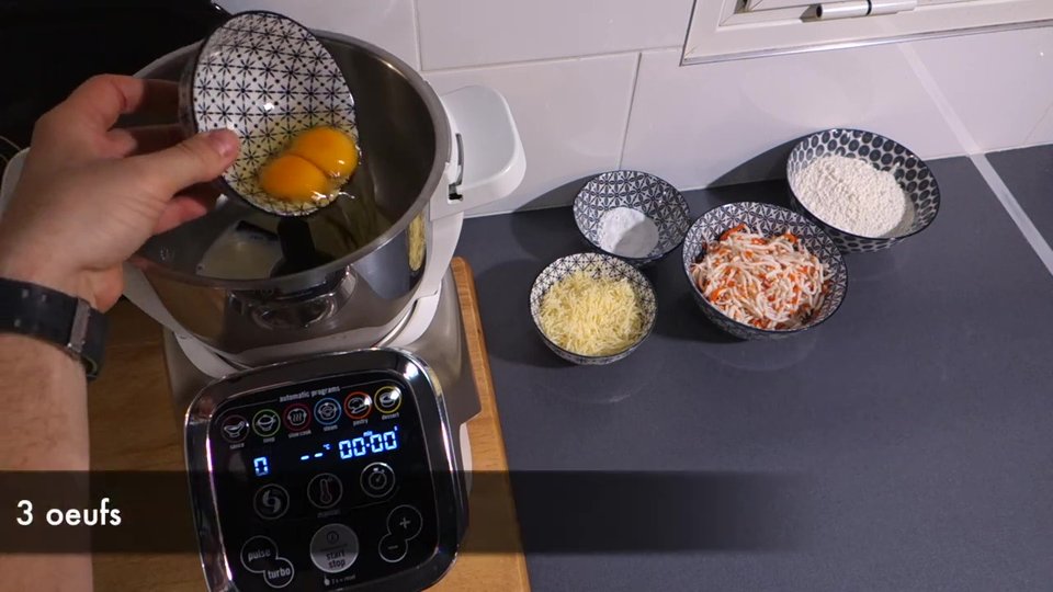 Ajouter les ingrédients