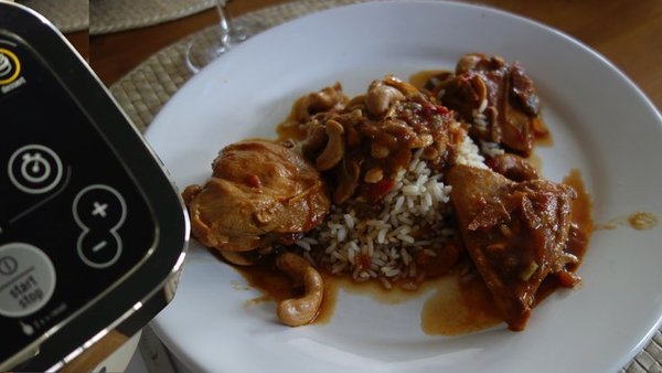 Escalopes de poulet noix de cajou au Companion - Brice RC Recettes Companion