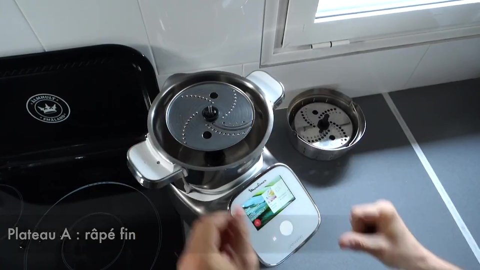 Mise en place du kit découpe légume