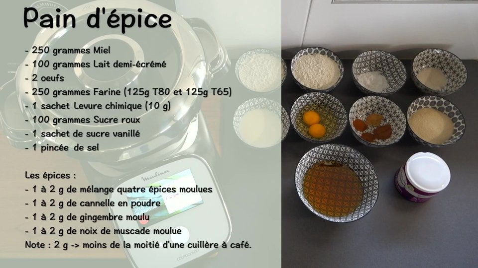 Pain d’épice au Companion