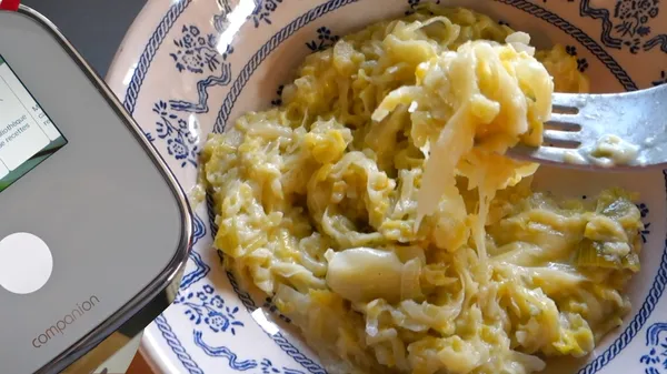 Fondue de poireaux au Companion