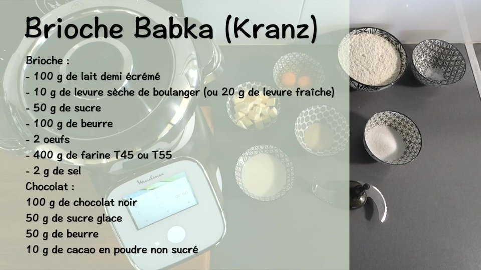 Brioche Babka facile au Companion