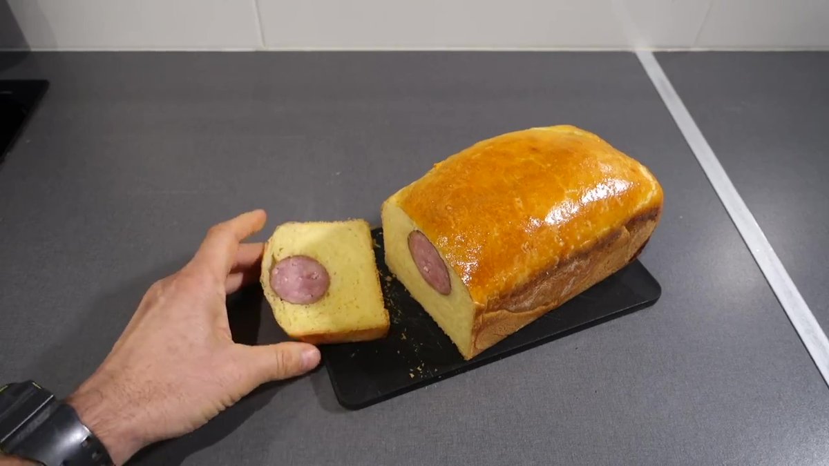 Saucisson brioché au Companion