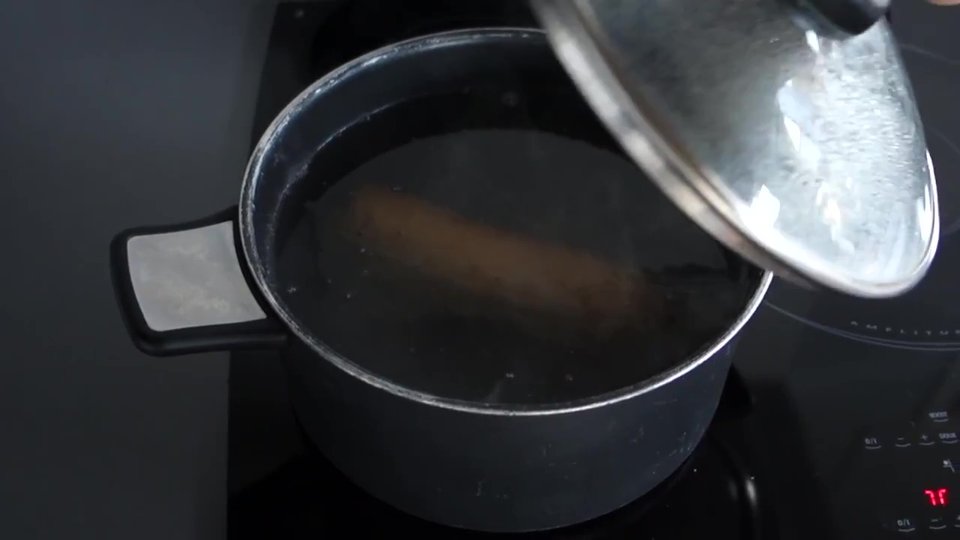 Cuisson de la saucisse