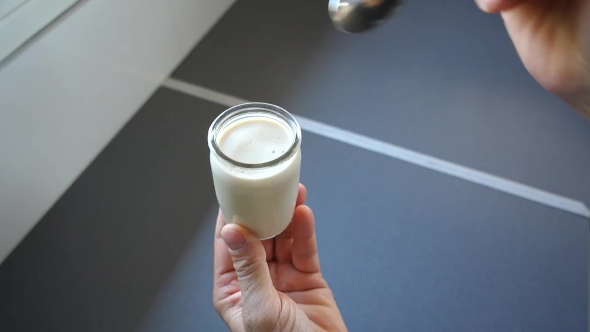 Petits pots vanille avec le robot Companion