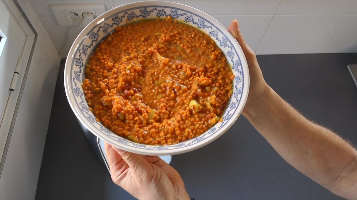 Dahl de lentilles corail facile au Companion