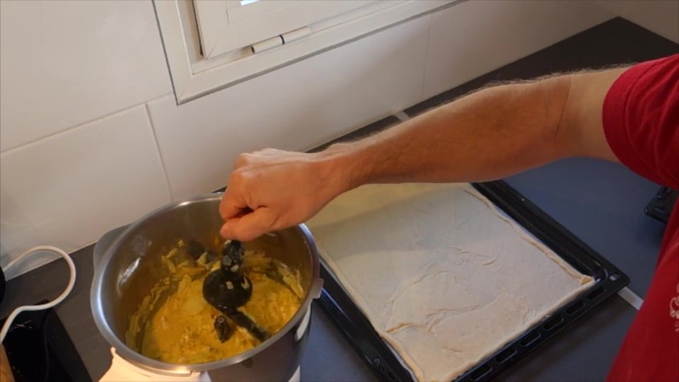 Garniture pour la pizza poulet curry au Companion