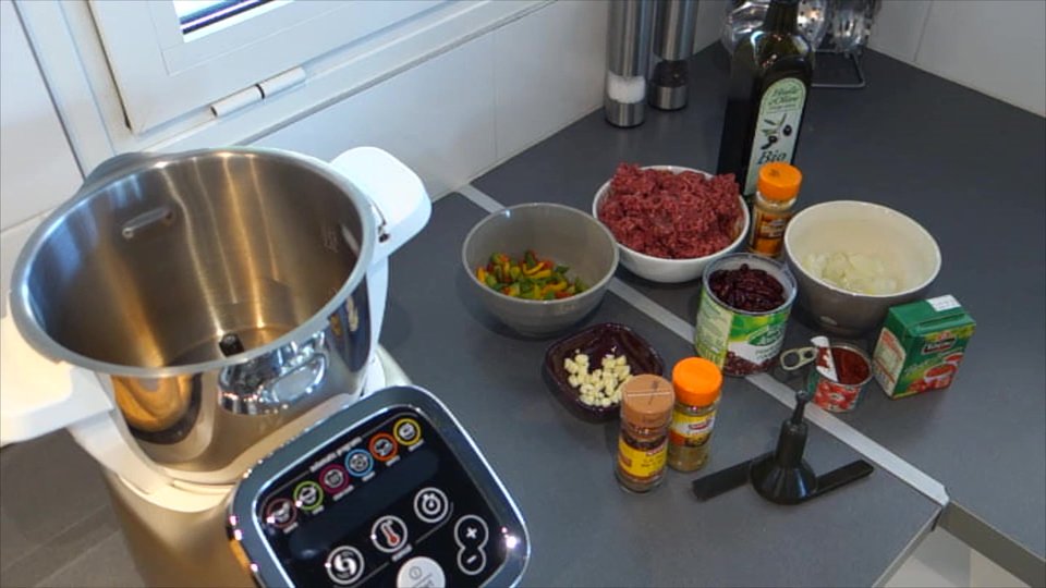 Préparation de chili con carne avec le robot Companion