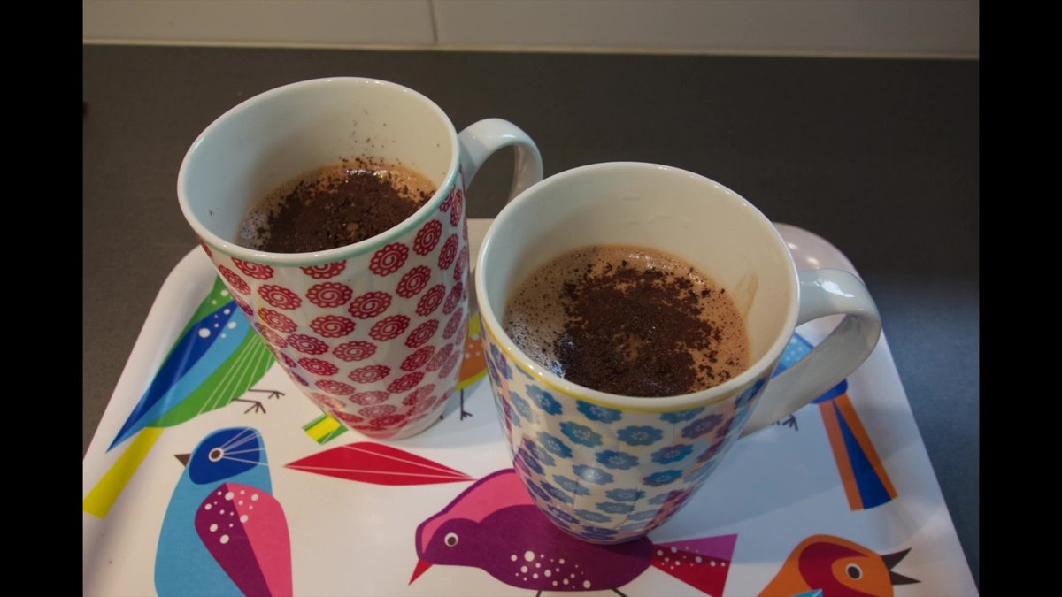 Chocolat chaud préparé avec le Companion