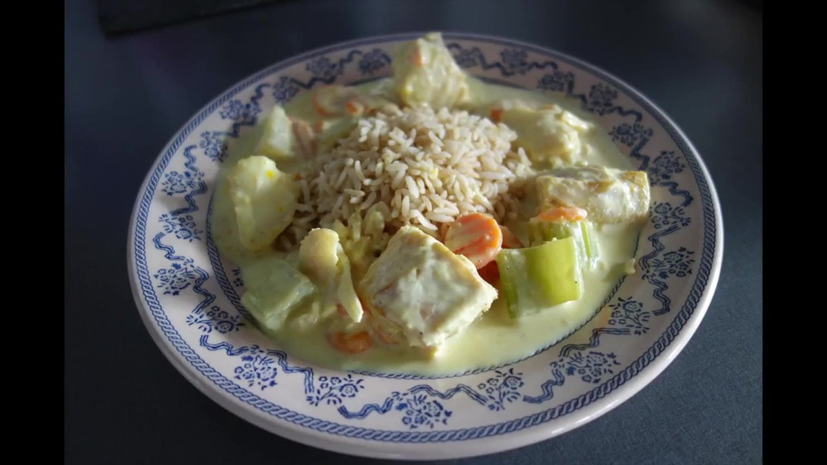 Filets julienne sauce safran sur riz et légumes au Companion