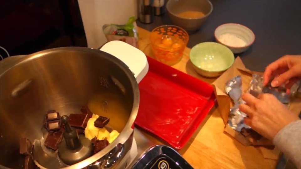 Préparation du brownie au Companion