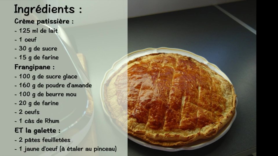 Galette des rois frangipane au Companion
