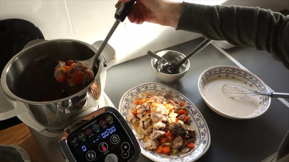 La blanquette de veau au Companion est prête