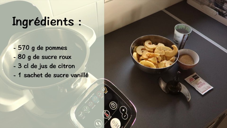 Compote de pommes au Companion