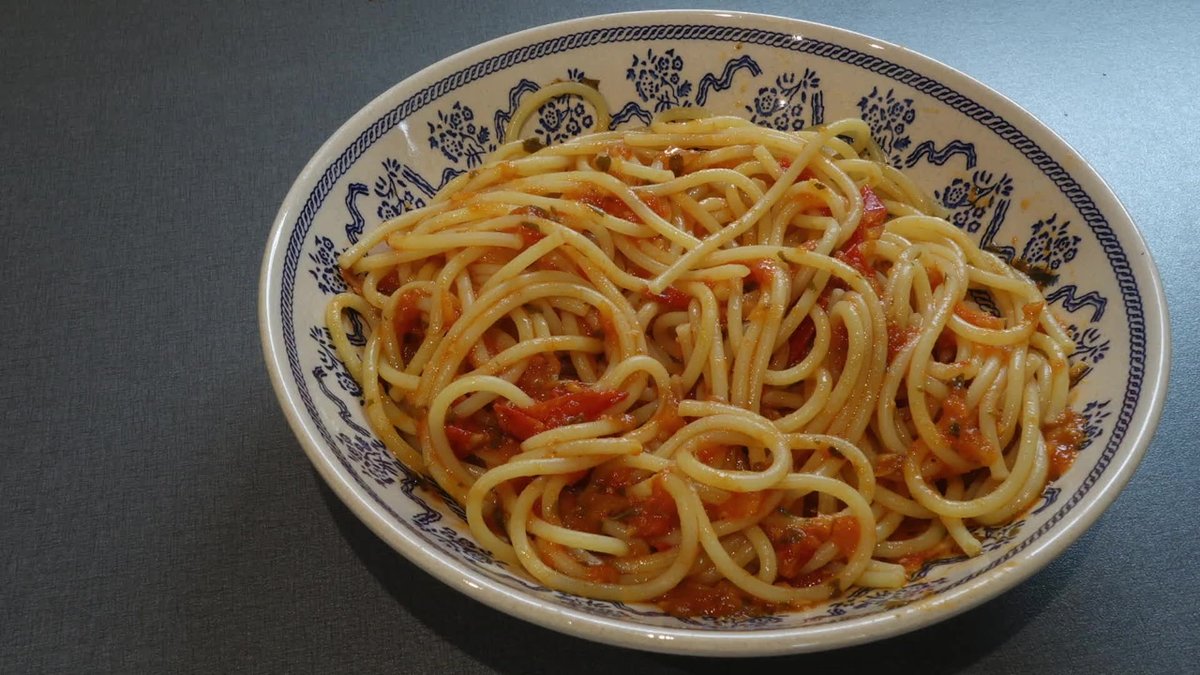 Spaghettis et sauce napolitaine au Companion