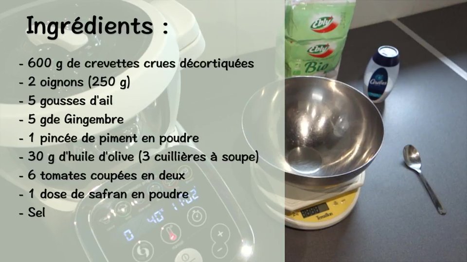 Crevettes sauce piquante au Companion