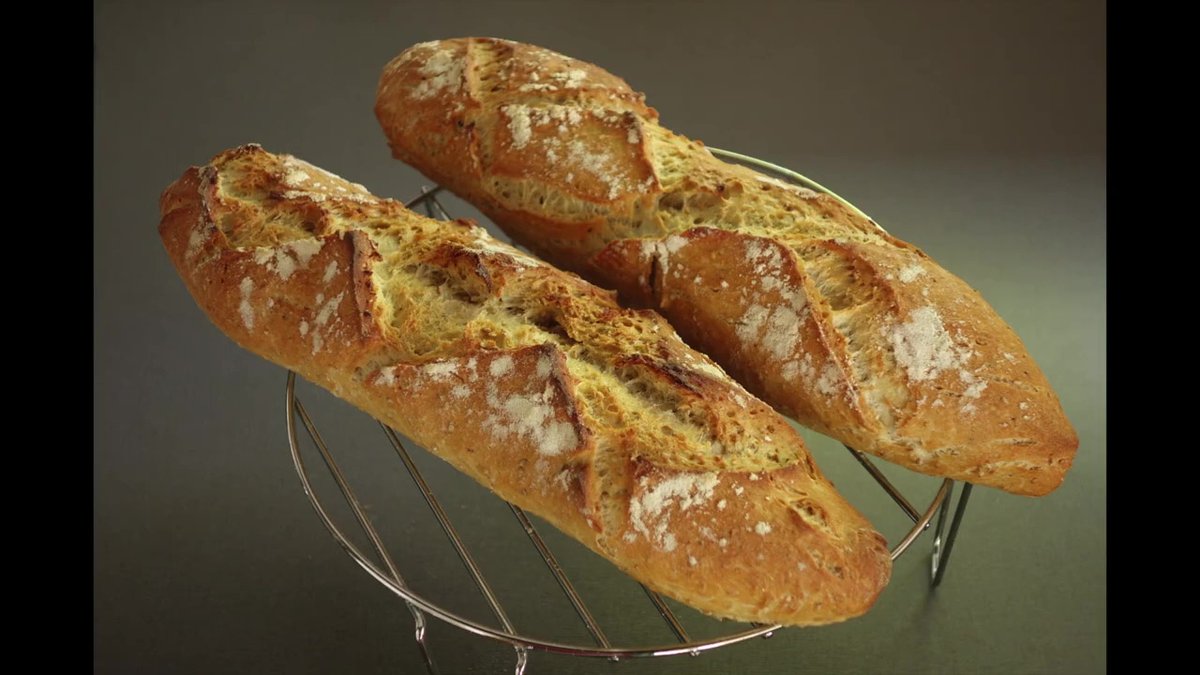 Baguettes croustillantes en 1 heure avec le Companion