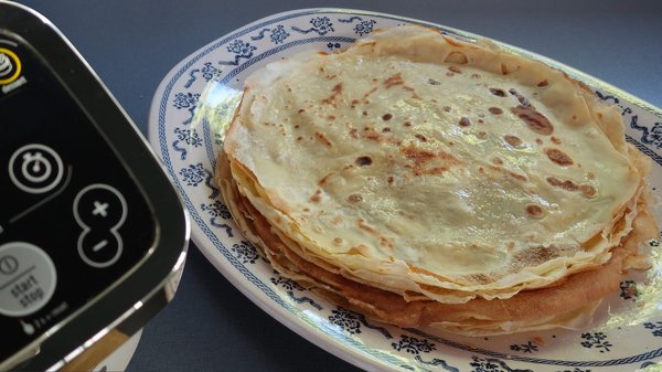 Pâte à crêpes allégée avec le Companion