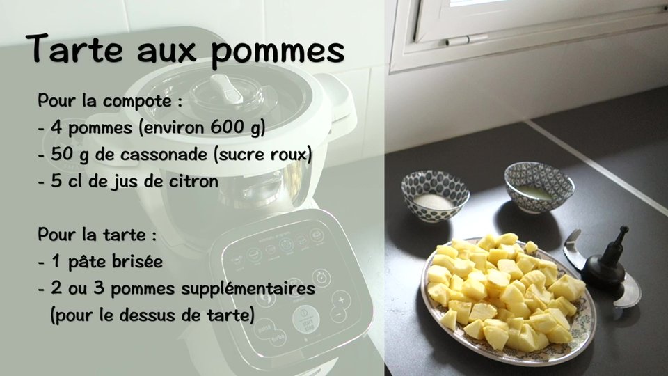Tarte aux pommes au Companion