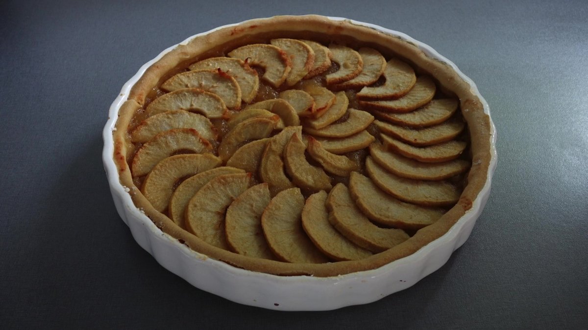 Tarte aux pommes réalisées avec le robot Companion