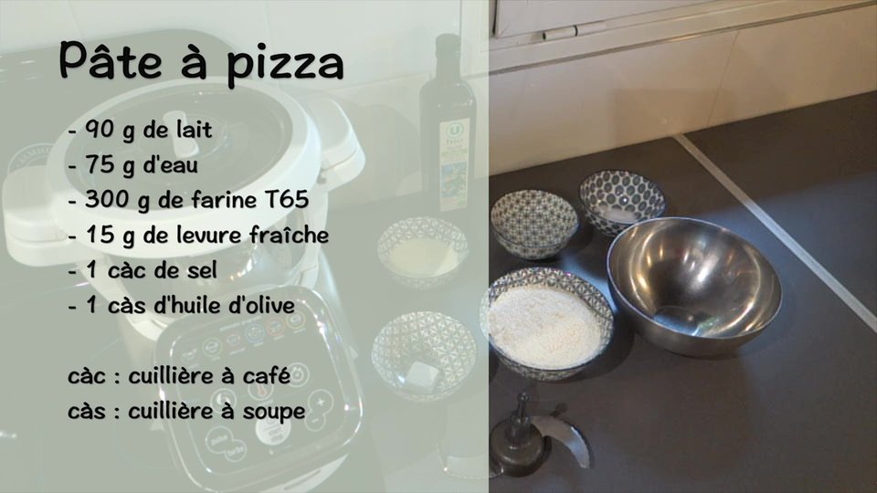 Pâte à pizza épaisse et moelleuse avec le Companion