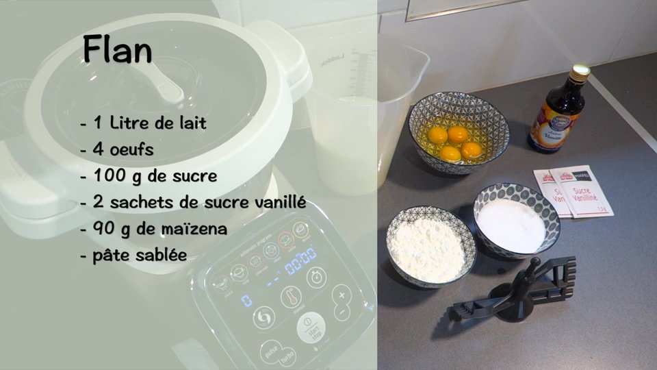 Flan pâtissier au Companion