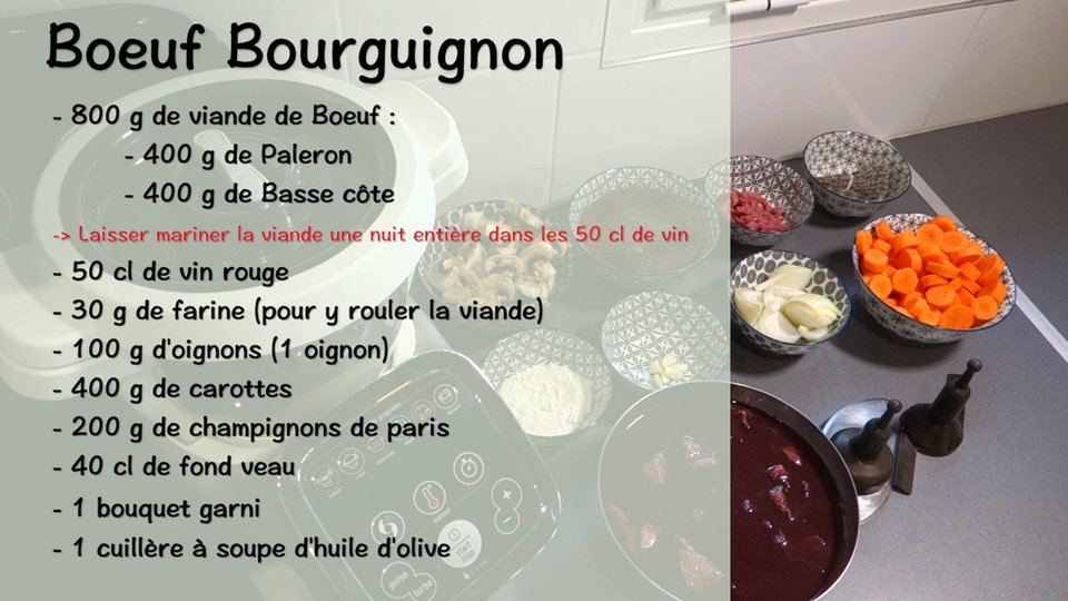 Boeuf Bourguignon au Companion