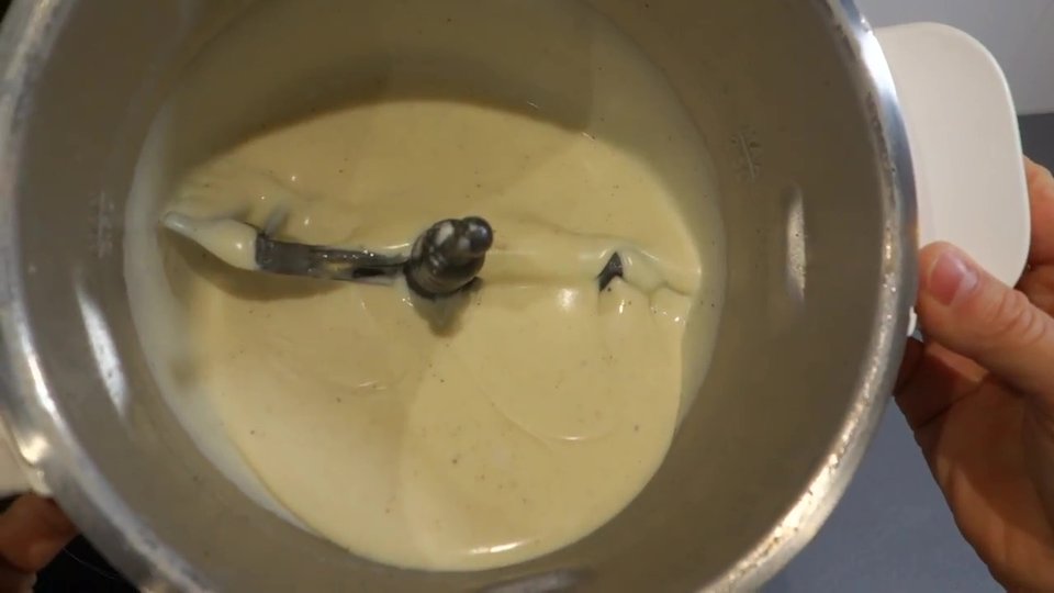 Fin de la préparation de la béchamel au Companion