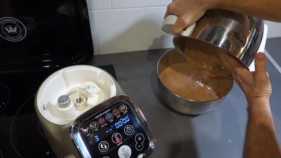 Fin du mélange pour les lasagnes au Companion