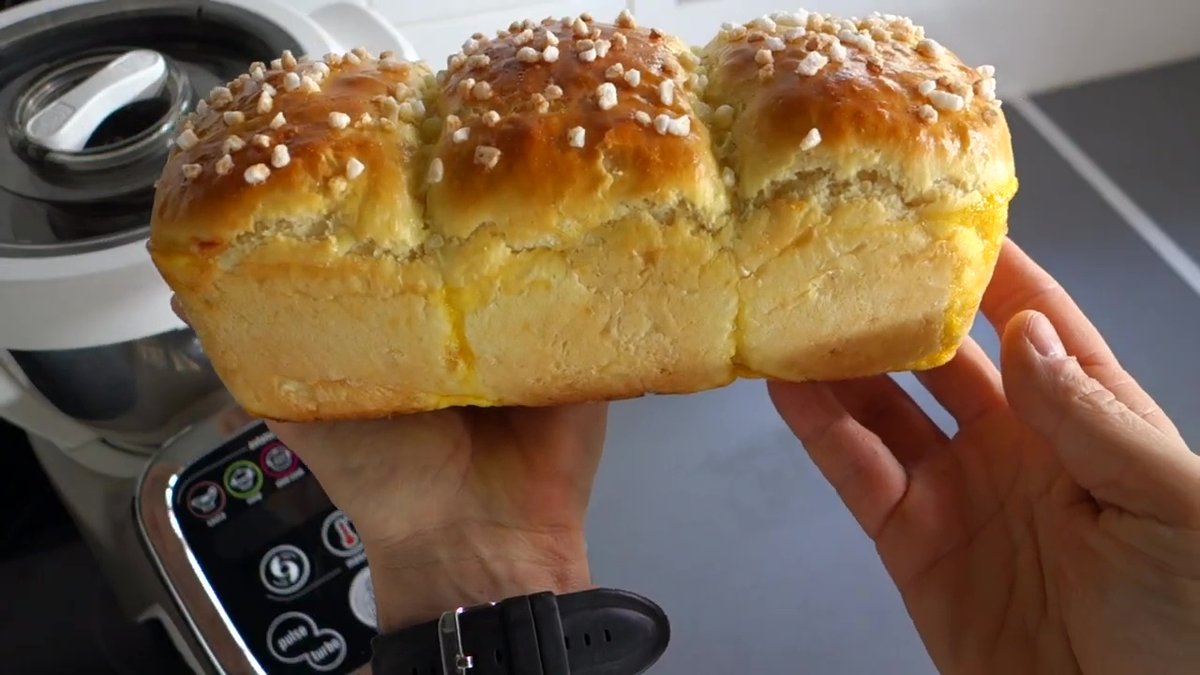 Brioche dorée réalisée avec le robot Companion