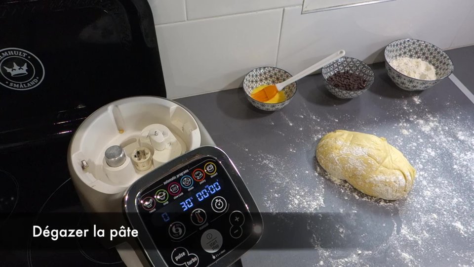 Préparation de la pâte brioché avec le Companion
